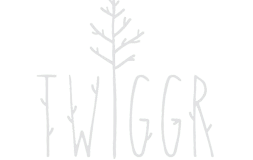 Twiggr Logo - White